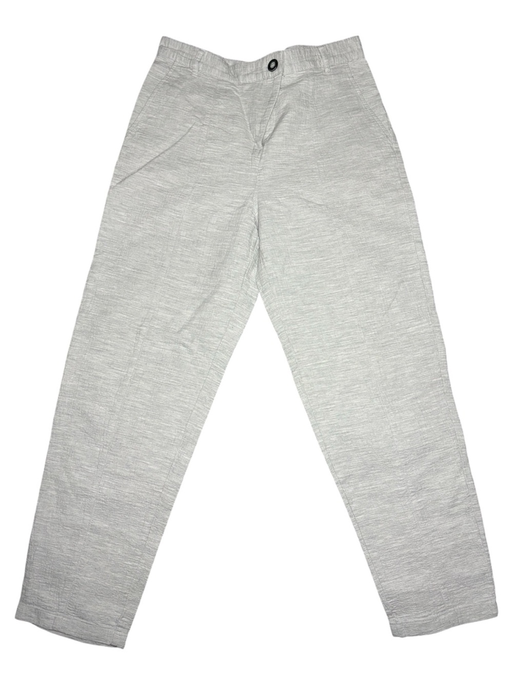 ZARA Women’s Light Gray Gauzy Cotton High Rise Balloon Pants